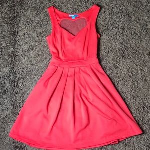 Heart back dress